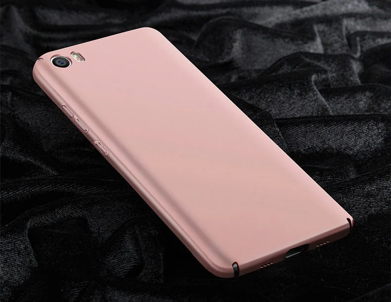 Бренд для xiaomi mi 5 mi5 чехол матовый ультра тонкий твердый пластиковый чехол на заднюю панель матовый защитный чехол для телефона s для xiaomi mi 4 - Цвет: Rose gold