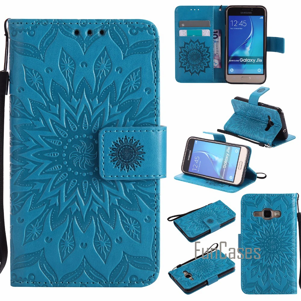 Рельефный чехол на магнитном замке coque samsung Galaxy J1 2016 fundas крышка J120 J120F + с
