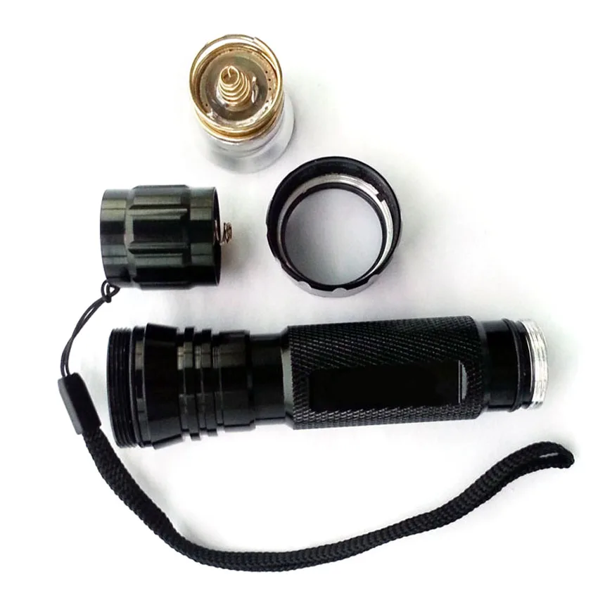 501B фонарик IR 850nm белый зеленый синий красный свет Q5 L2 LED 18650 охотничий фонарь с