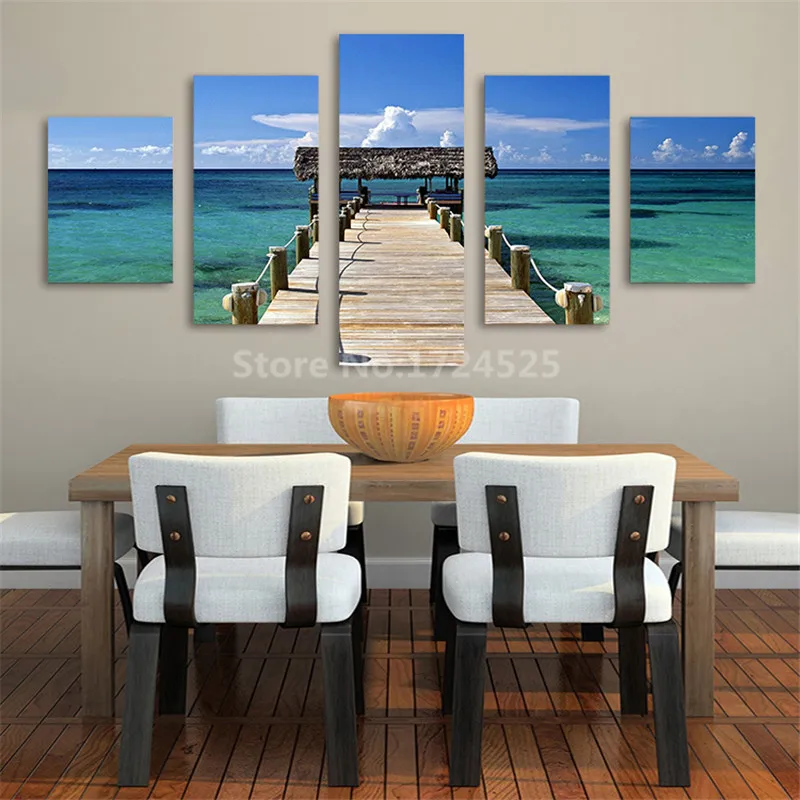 Новое поступление 2017 прямые продажи современные картины декоративные 5 шт.