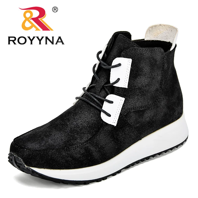 ROYYNA/ г. осенние высокие модные кроссовки женские дышащие высокие туфли tenis feminino повседневная обувь женская