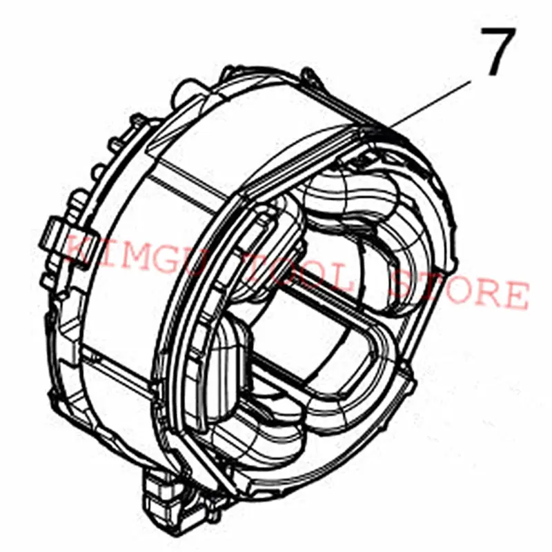 

Подлинное поле для Makita 629224-5 DTD153 XDT13Z
