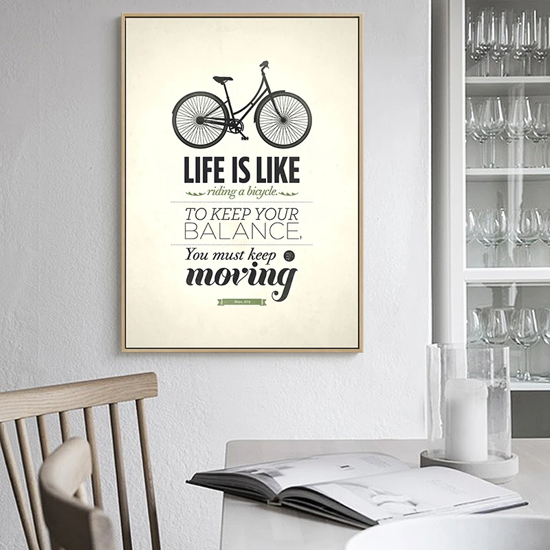 Романтические ретро картины из парусины для поездок на велосипеде Ретро стиль