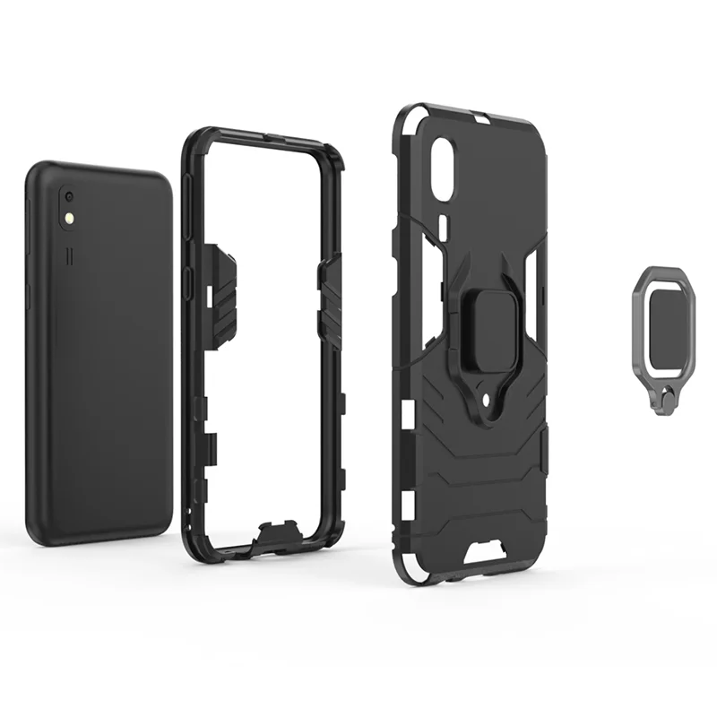 YueTuo finger ring armor case for samsung galaxy a2 core a2core luxury original stand car 3d holder full phone Hard back cover |