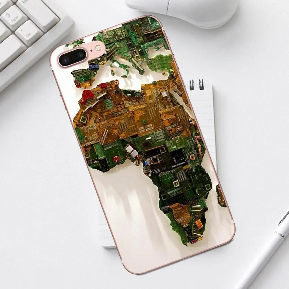 Для iPhone X XS Max XR 4 4S 5 5C SE 6 6S 7 8 Plus Galaxy A3 A5 J1 J3 J5 J7 2017 термополиуретановая печатная