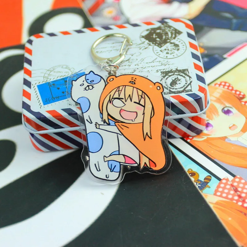 5 шт./компл. аниме Himouto! Umaru-chan акриловый брелок Коллекция держатель для ключей Шарм
