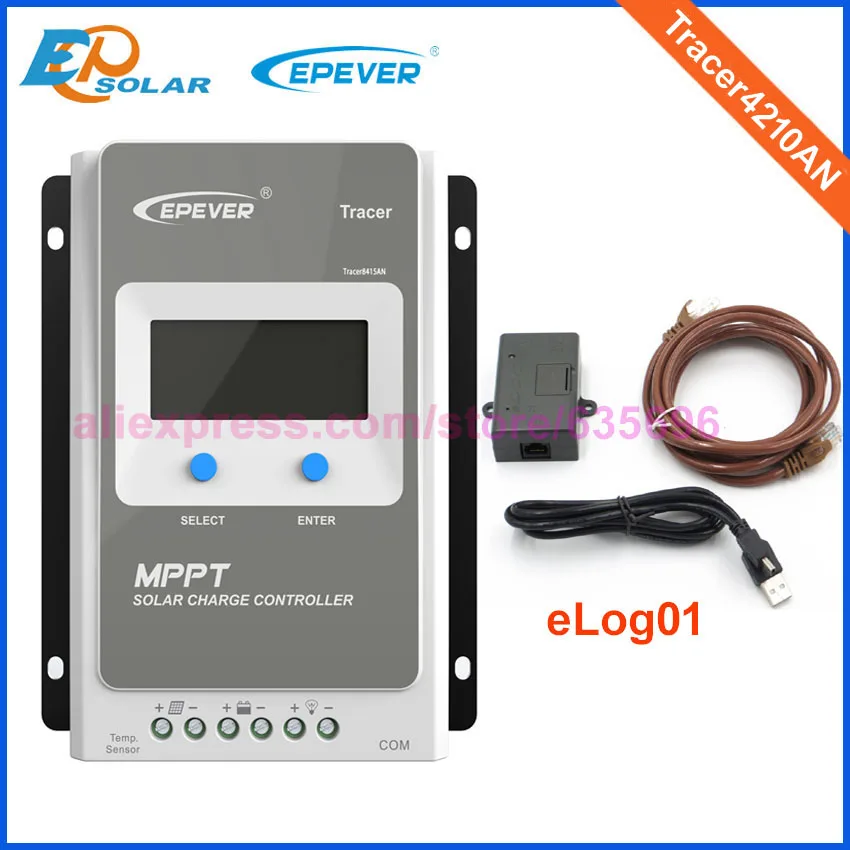 Tracer mppt 40a контроллер бесплатная доставка TNT и FedEx tracer4210AN ЖК дисплей Солнечная