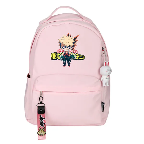26 Аниме Мой герой Academy, мидория изуку Bakugou костюм кацуки для косплея Школьный Рюкзак Мультфильм походный рюкзак унисекс рюкзак Rugzak - Цвет: 26