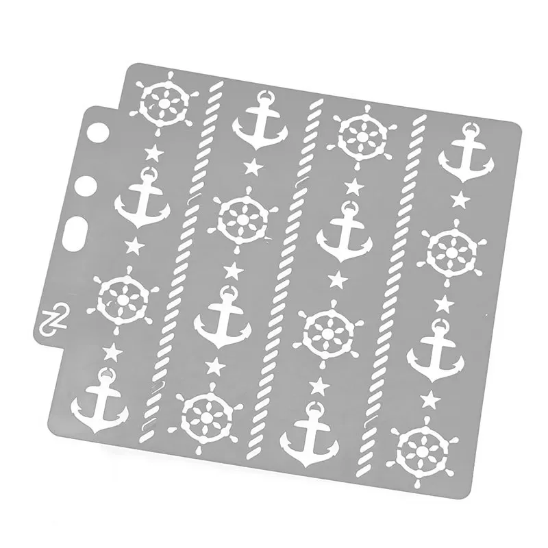 Новинка 5 1 дюйма новый якорь сделай сам многослойные трафареты настенная