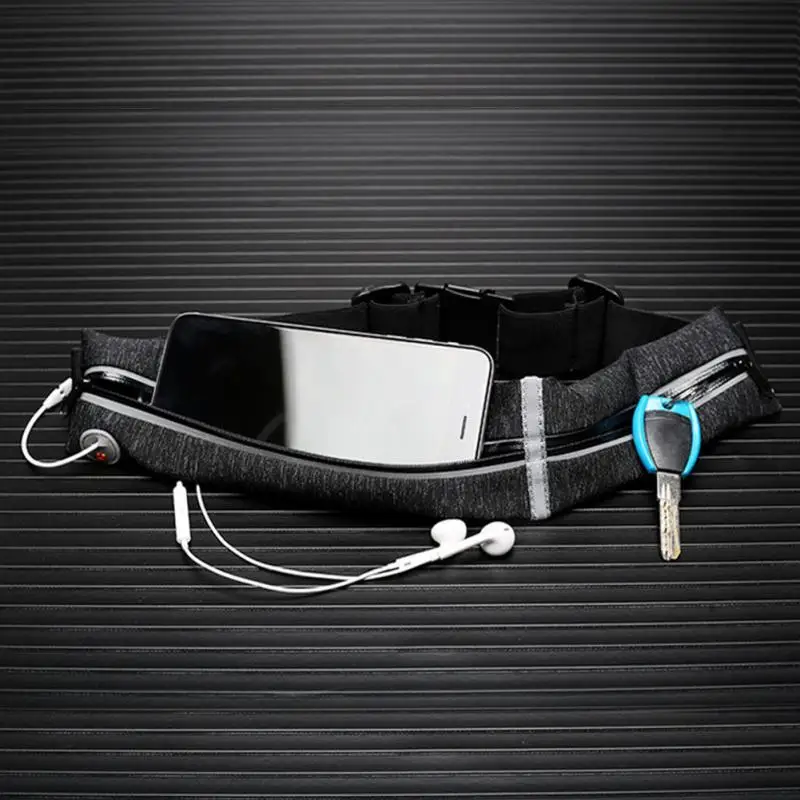 Unisex Ultra-thin Waist Bag Multifunction Fanny Pack Anti-theft Hidden Money Belt Phone Belt Portable Sport Running Belt Bag