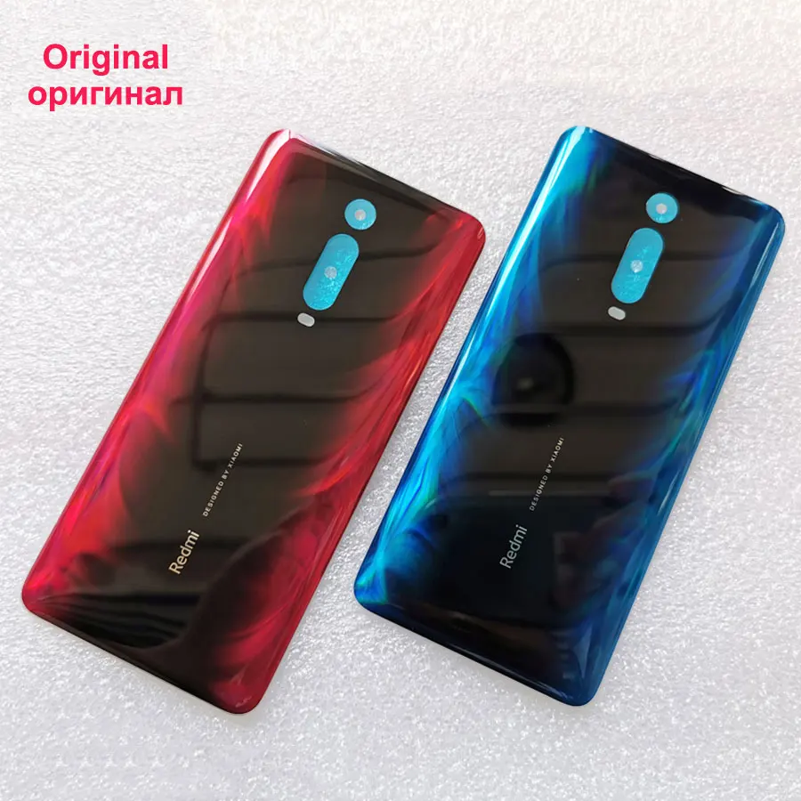 Чехол для Redmi K20/K20 Pro/Xiaomi 9 T/9 T pro, Задняя стеклянная панель, чехол для задней двери с клейким корпусом