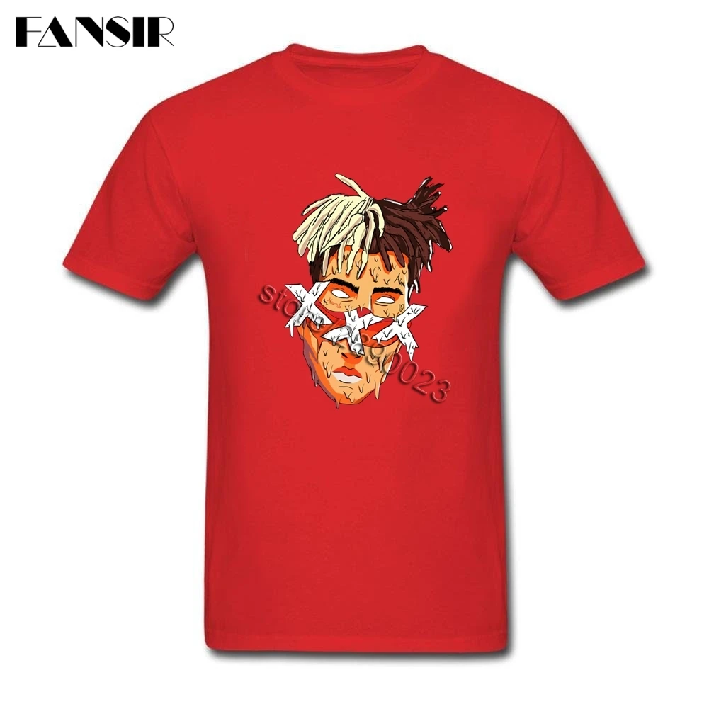 Popular Men T-shirt XXXTentacion Rapper Short Sleeve Pure Cotton Round Neck T Shirt For Adult Tshirts | Мужская одежда