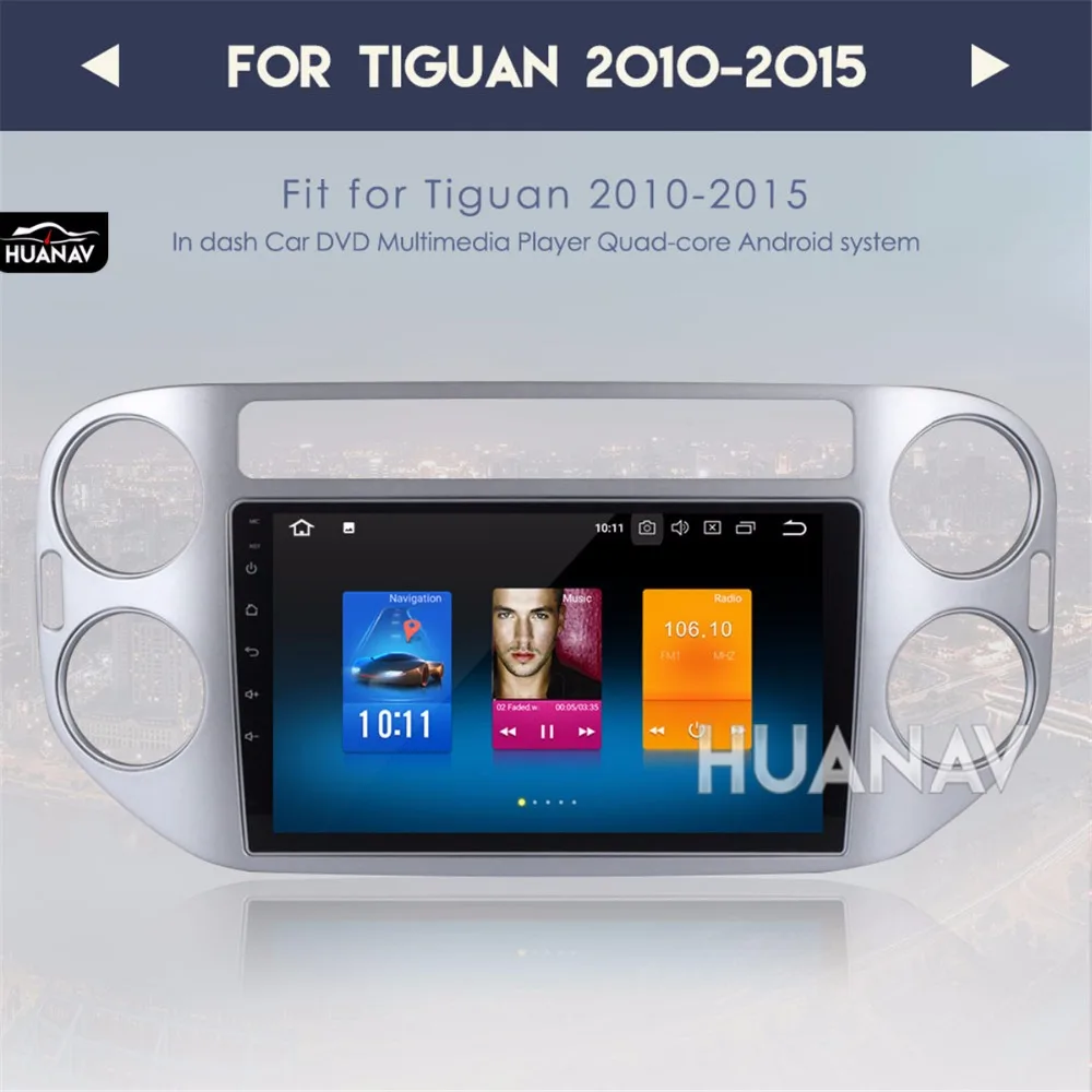

Car radio player car GPS navigation for Volkswagen VW Tiguan 2010-2017 Android 8.0/Android 7.1 multimedia auto stereo