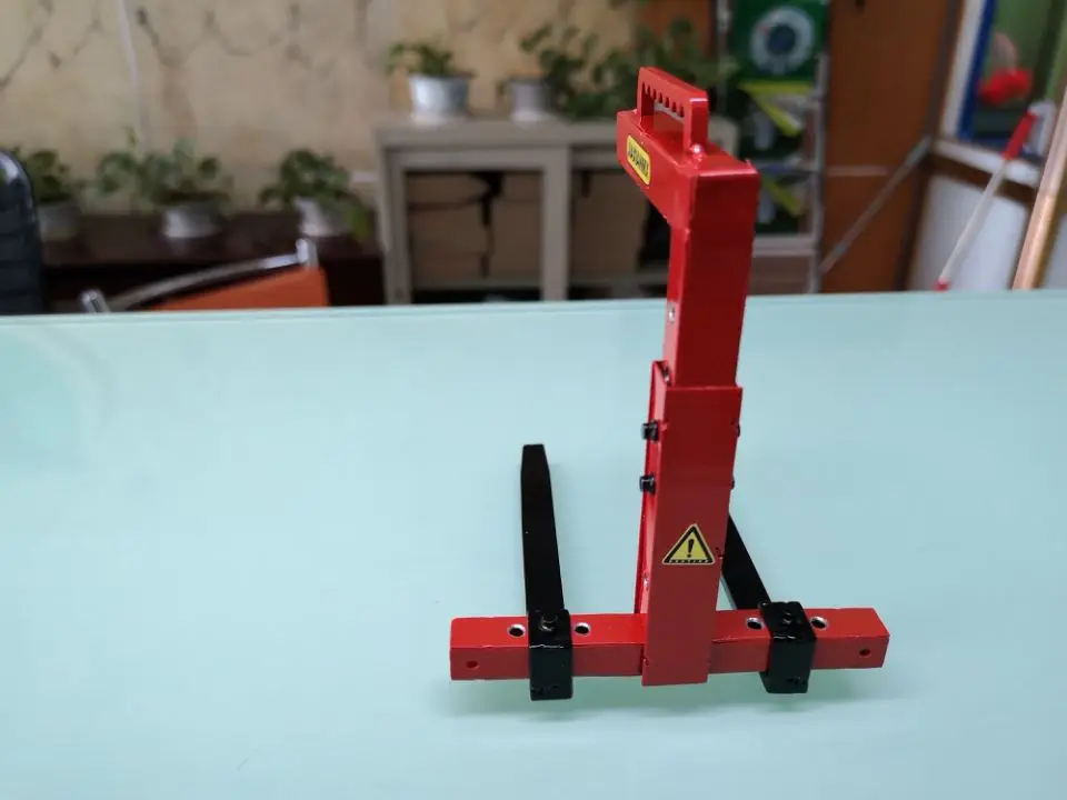 1/14 Масштаб rc трактор прицеп автокран, вилка, крюк, расширитель для Tamiya Lesu 605 мм x 188 мм x 216 мм