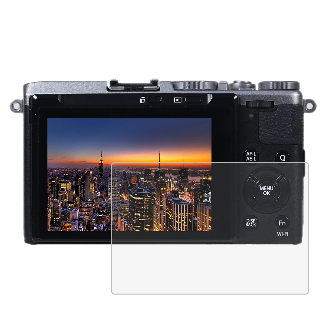 

2.5D 9H жесткое закаленное стекло для защиты экрана для Fujifilm X-70 Camera LCD Protector
