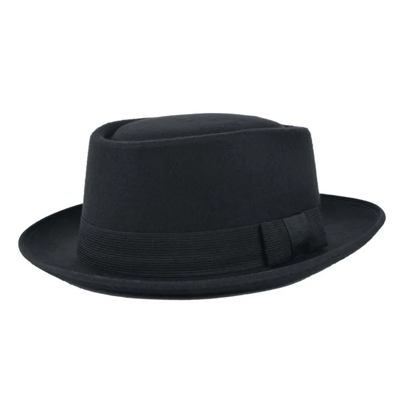 Показать модные для мужчин's Fedora кепки Винтаж фетровые шапки ретро унисекс же