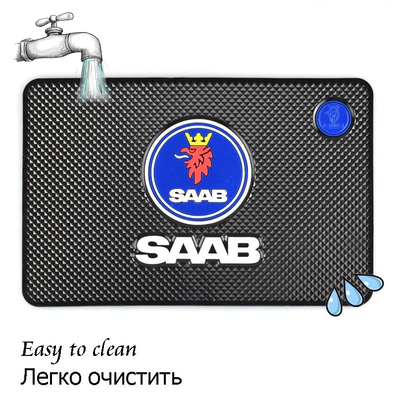 Мощный Противоскользящий коврик для SAAB 9-3 9-5 подходит всех автомобилей Авто