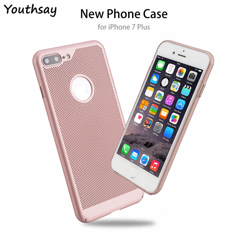 For Capa iphone 7 Plus Case Luxury Heat Dissipation Ultra-Thin Slim PC 8 Apple |