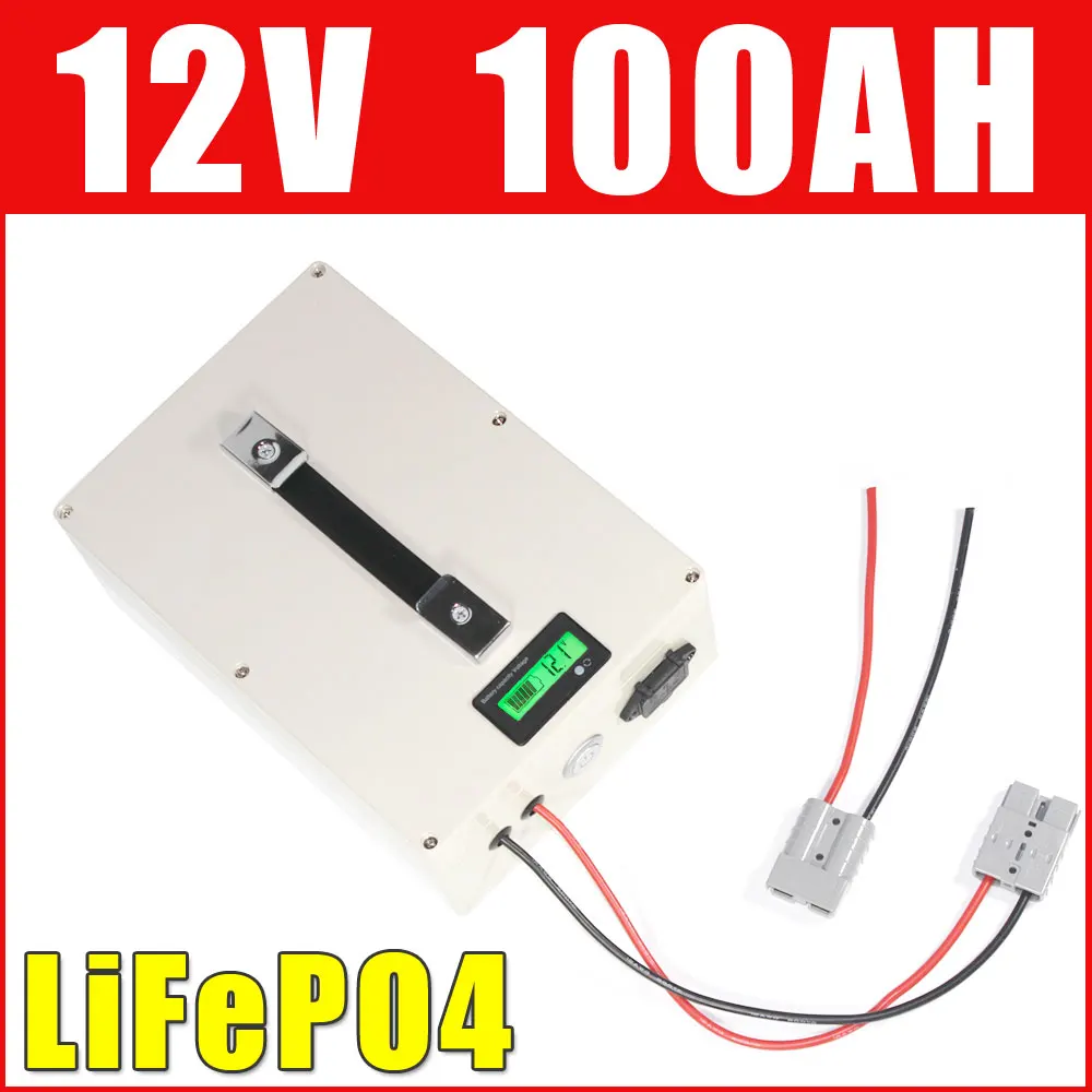 Водонепроницаемый чехол с ЖК дисплеем для скутера 12 В 100 Ач LiFePO4|12v 100ah lifepo4|lifepo4 12v