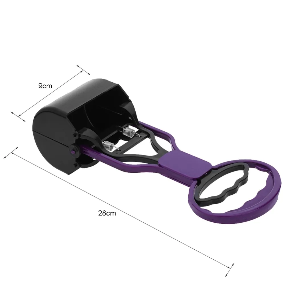 Pet Pooper Scooper длинный захват ручки совок для уборки собачьих экскрементов очистка
