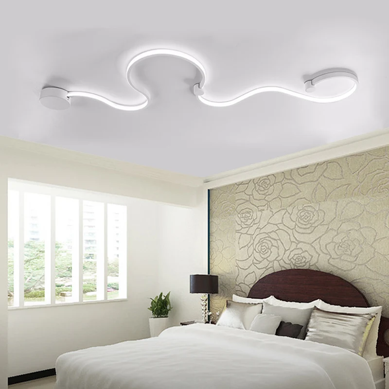 Lámparas de araña Led modernas de acrílico para sala de estar, dormitorio, lámpara de techo cuadrada para interiores, accesorios