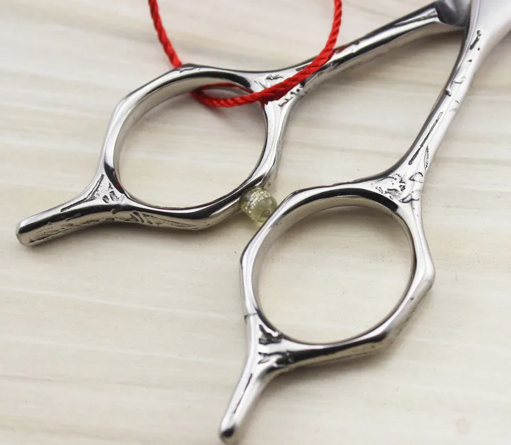 16 см парикмахерская плоским серебряный правой рукой ножницы из нержавеющей