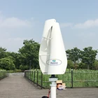 Ветрогенератор 1,3 м, 600 Вт, 600 В, стартовый ветрогенератор зеленогобелогооранжевого цвета с вертикальной осью, с контроллером MPPT Вт