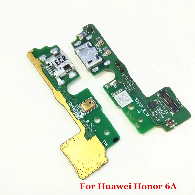 10 шт./лот оригинальный USB-разъем для зарядки гибкий кабель с микрофоном HuaWei Honor Play