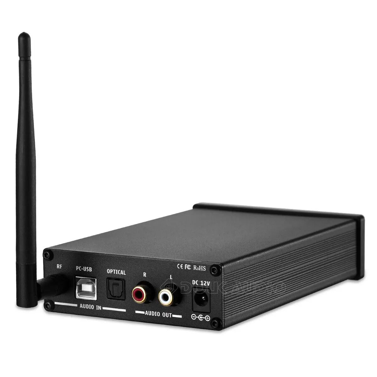 Nobsound Мини Bluetooth 5,0 USB DAC аудиодекодер стерео hifi-усилитель для наушников оптический AUX черный/серебристый