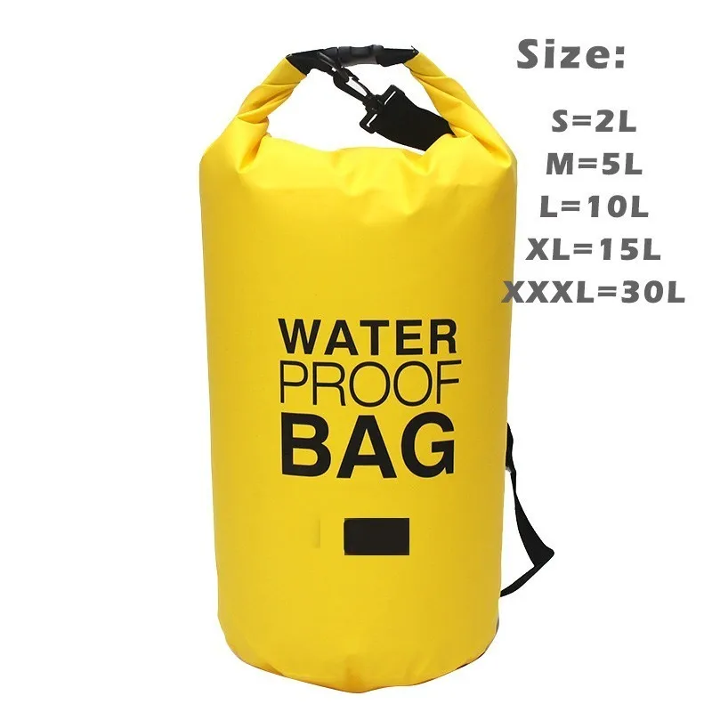 Bag 04 2L/5L/10L/15L/20L/30L Открытый водонепроницаемый мешок сухой мешок телефон сумка поясная сумка Набор для плавания дрейфующих рафтинг речной треккинг сумки - Цвет: Bag 04
