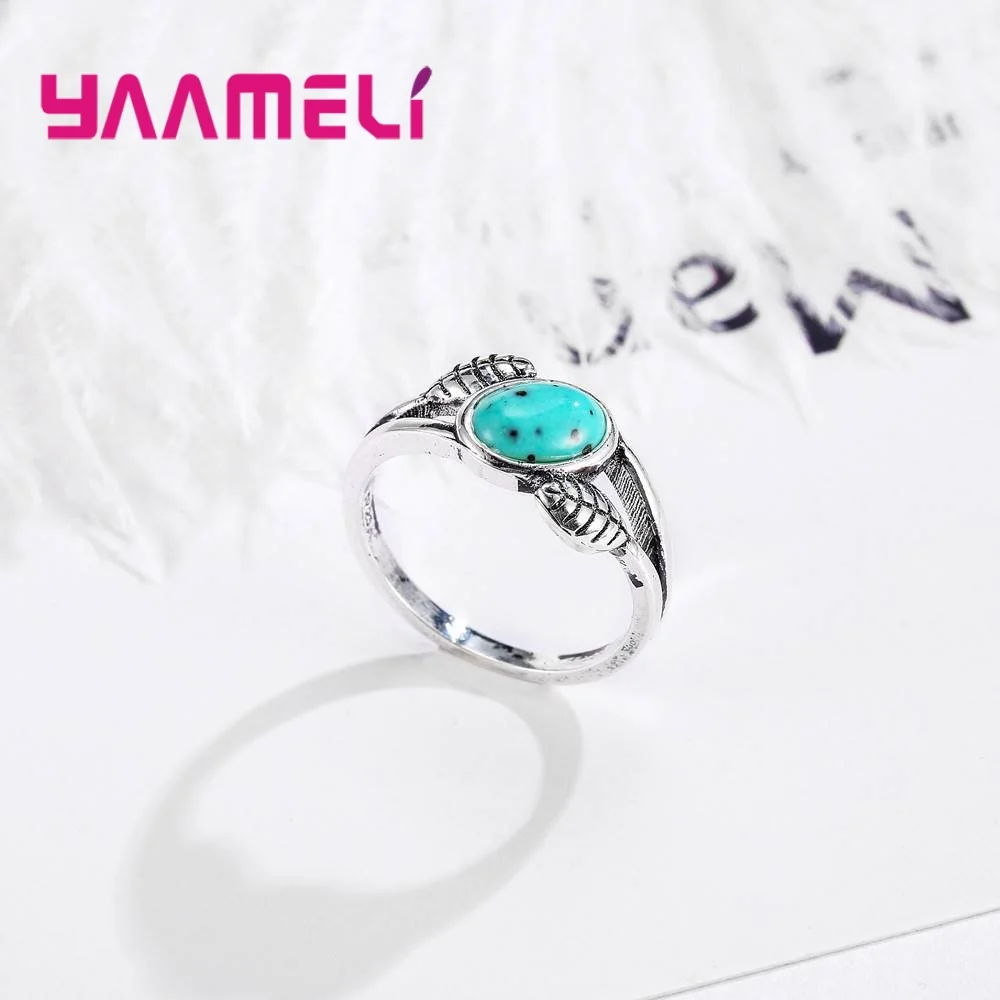 Новые модные ювелирные изделия простой красивый старинный зеленый камень 925