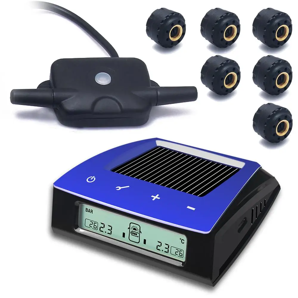 Беспроводная система мониторинга давления в шинах CARCHET TPMS с ЖК дисплеем и 6