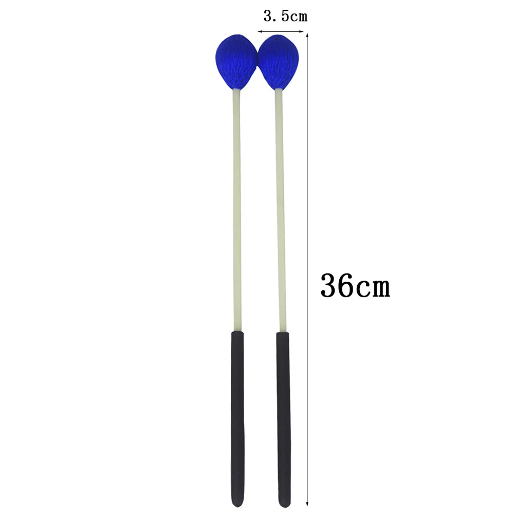 1 пара Первичная маримба палка Mallets ксилофон Glockensplel Mallet с ручкой из стекловолокна для любительского ударного инструмента часть