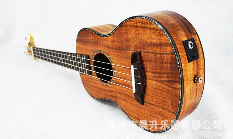 Гавайская гитара укулеле из цельного дерева 4 струны 26 дюймов | Спорт и