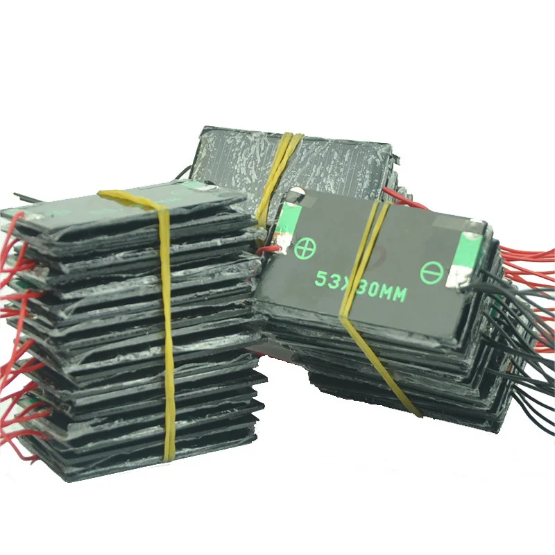 

10pcs 5V Epoxy Polycrystalline Solar Panel 30mA Solar Charger for Mobile Phone 53*30mm DIY Solars Battery Power Bank Sun Panels