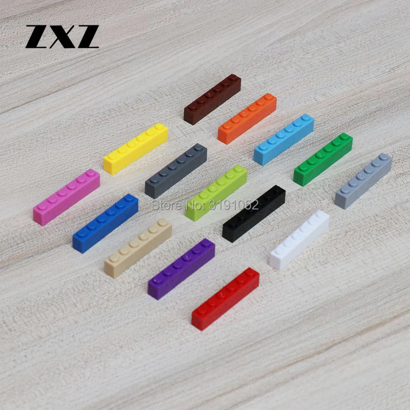 Кирпич 1X6 Детские обучающие игрушки ABS пластиковые строительные блоки 3009