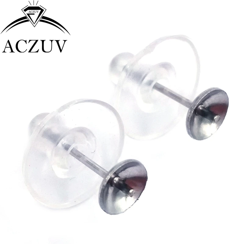 Оптовая продажа 1000 шт тусклые серебряные/золотые серьги гвоздики из нержавеющей