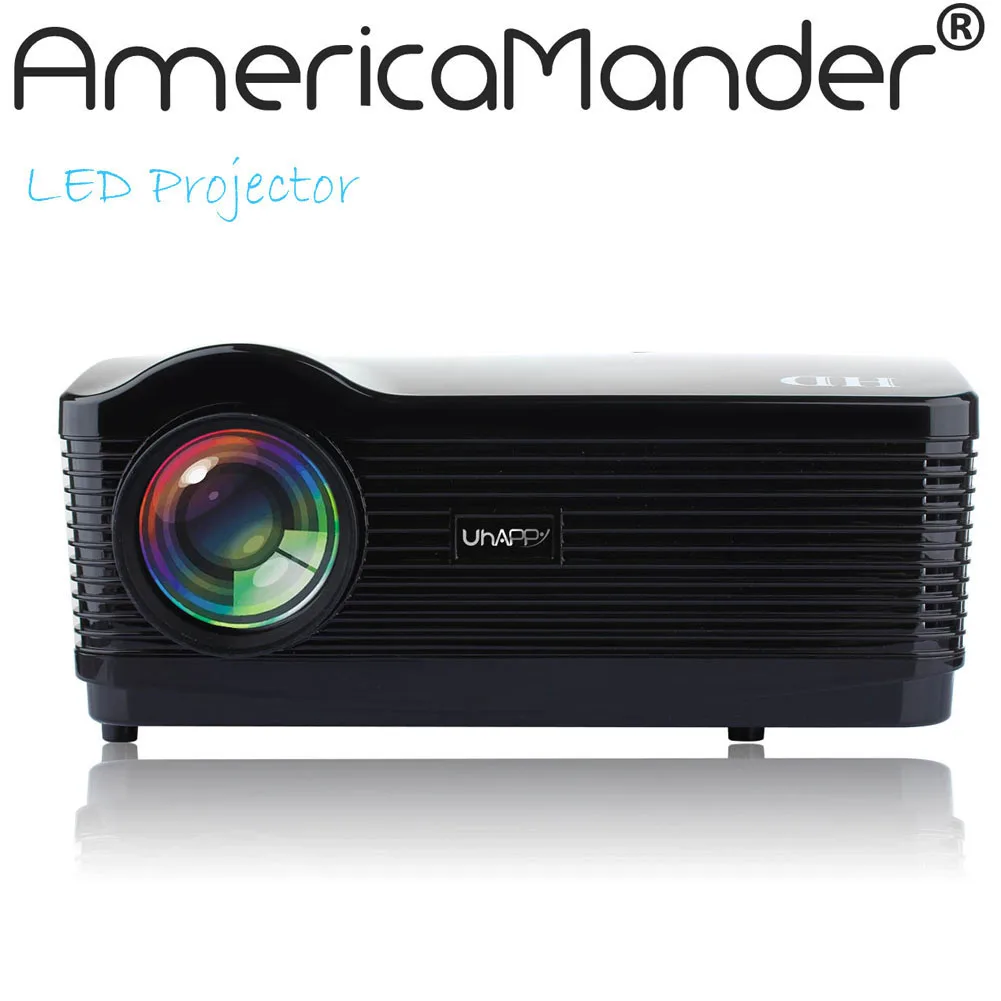 300&quot Analog TV Brightest 3000ANSI Full HD DLP Business Advertising Education show 3D Projector Beamer Projektor Proyector |