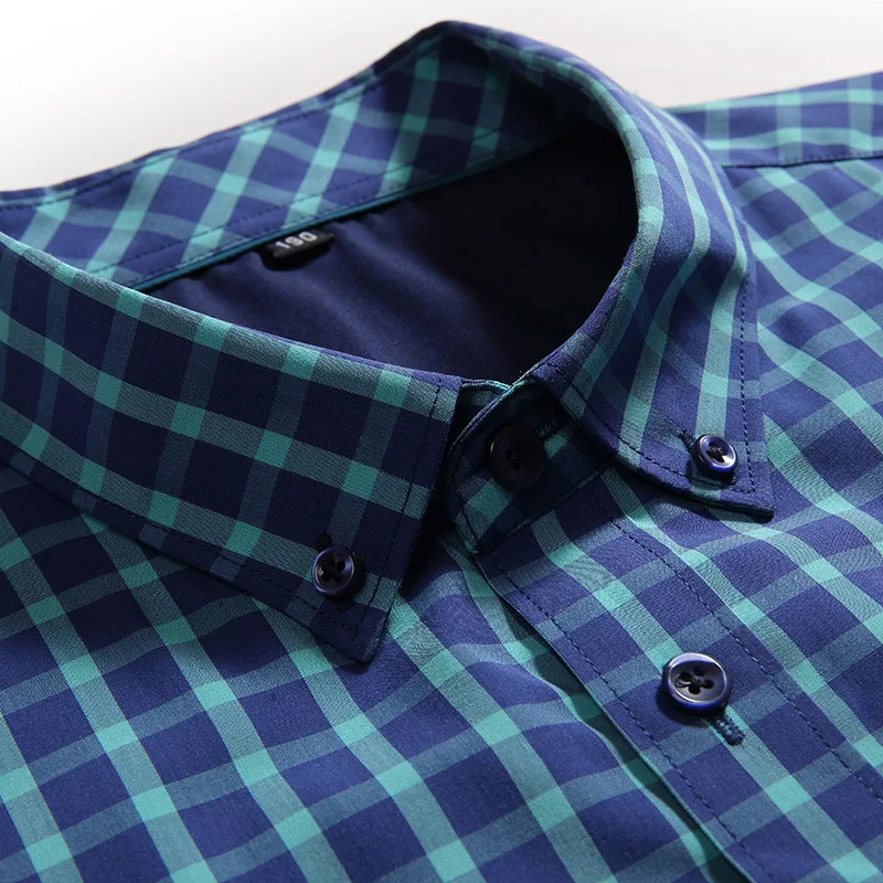 Мужская Повседневная рубашка в клетку большие размеры 2XL3XL4XL5XL6XL7XL8XL лето 2019 |