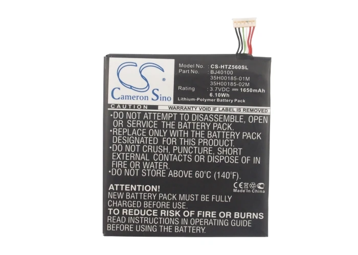 Аккумулятор Cameron Sino 1650mAh 35H00185 06M BJ40100 для HTC One S Ville C Z520e Z560E T Mobile PJ40110|cameron sino|cameron sino