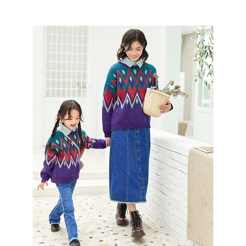 INMAN зимний женский пуловер с контрастной волной Жак плетение ленивый стиль