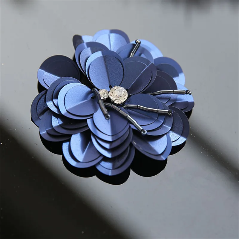 1 шт. декоративная трехмерная Цветочная нашивка для свитера|sequin patches|flower patch3d flower