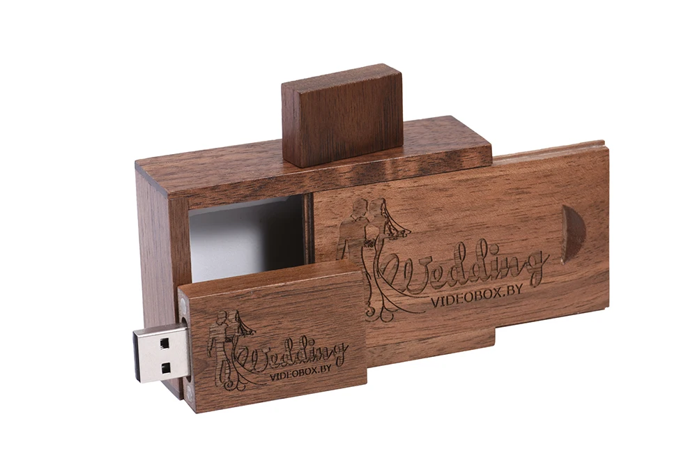 SHANDIAN Пользовательский логотип деревянный usb+ коробка флэш-накопитель карта памяти 4 ГБ 8 ГБ 16 ГБ 32 ГБ 64 ГБ Флешка логотип для фотографии свадьбы