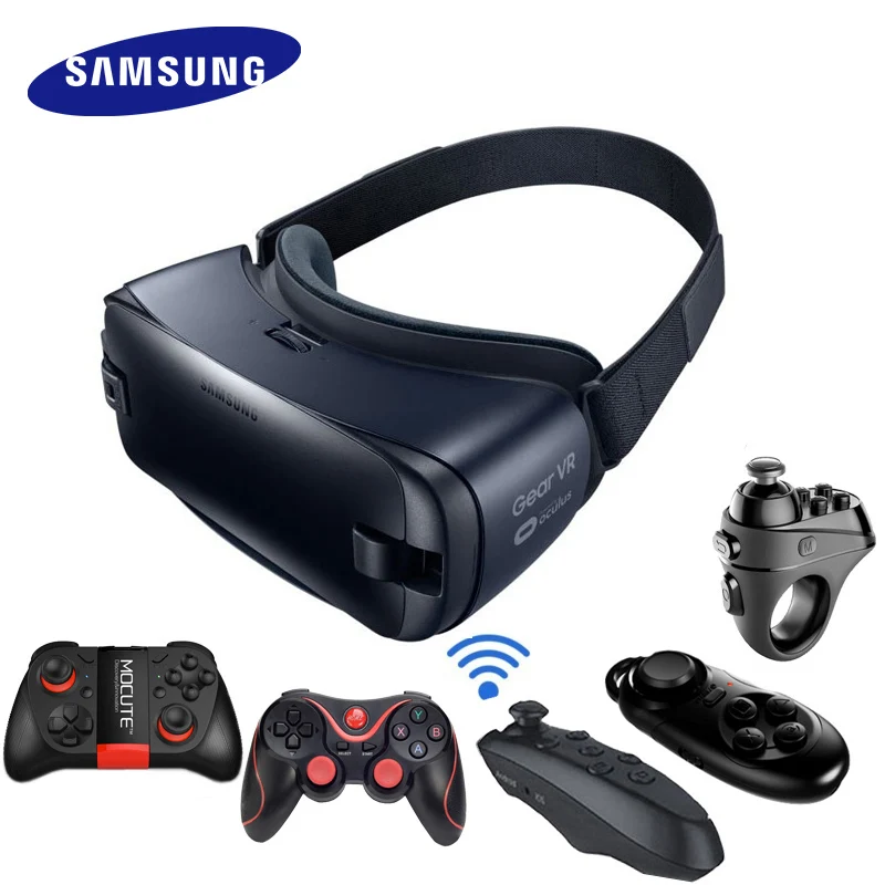 Gear VR 4,0 3D очки Гироскопический Датчик шлем виртуальной реальности, встроенный для Samsung Galaxy Note 7 S6 S6 Edge+ S7 S8 S8plus S9 S7Edge