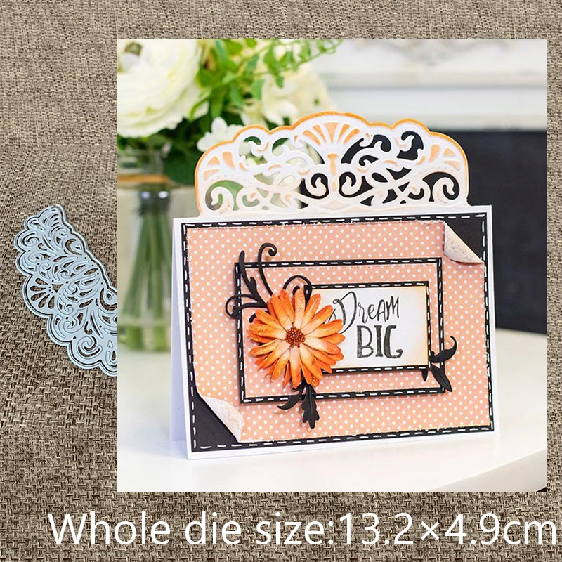 

XLDesign Craft Metal Cutting Die cut dies 3pcs lace flower card decoration scrapbook Album Paper Card Craft Embossing die cuts