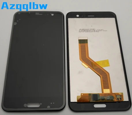 Black no frame 5," для htc U11 ЖК-дисплей+ кодирующий преобразователь сенсорного экрана в сборе для htc U11 U-3w U-1w дисплей запасные части+ Инструменты - Цвет: Black no frame