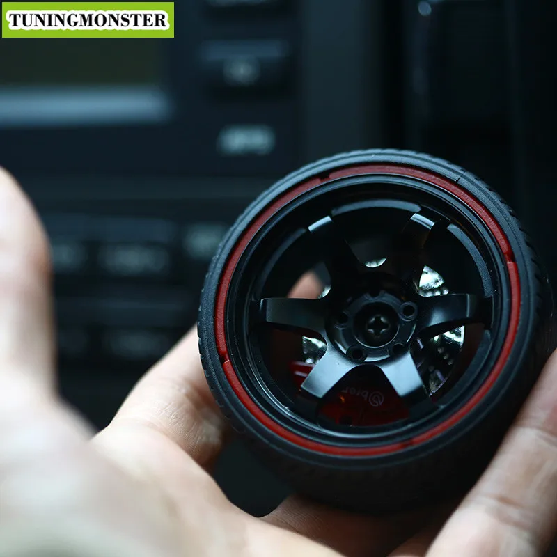 DIY JDM Стиль Te37 обод колеса тормозного диска автомобиля из сплава в виде металлического кондиционер воздуха Компрессор AC розетка украшение-эмблема вентиляционное отверстие