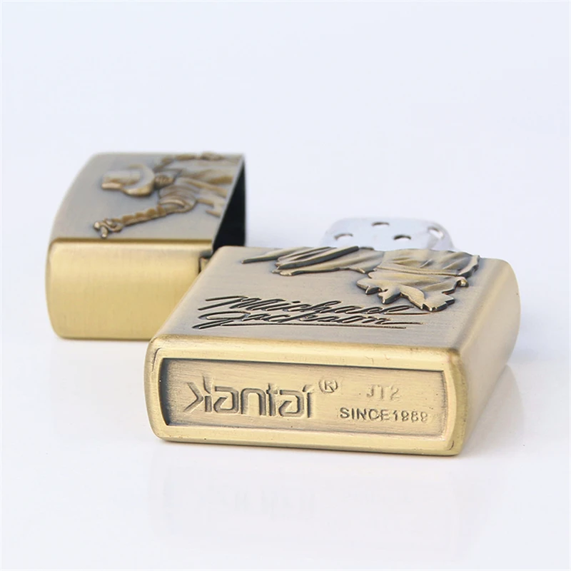 Новый стиль портативная Зажигалка для масла дешевле Emboss знаменитостей