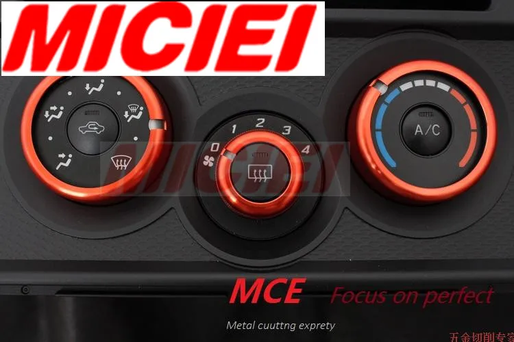 MICIEI кондиционер кольцо Крышка отделка черный для Toyota GT86 BRZ FRS