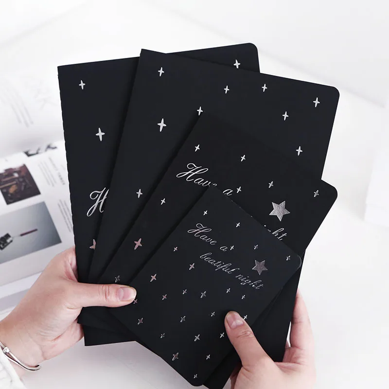 Новинка чёрный блокнот MIRUI из Южной Кореи для записей дневника скетчей А5